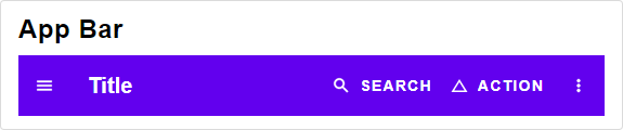 App Bar
