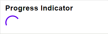 progress Indicator